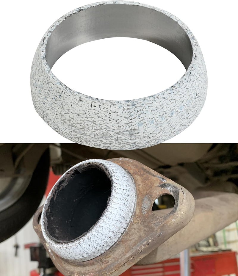 UBOG Exhaust Gasket,Car Accessories Exhaust Flange Gasket,2 Inch 2.25 Inch 2.5 Inch 3 Inch Exhaust Manifold Gasket,Car Exhaust Donut Gasket Seal Ring Replacement,Suitable for Cars Trucks (2inch) - Image 1